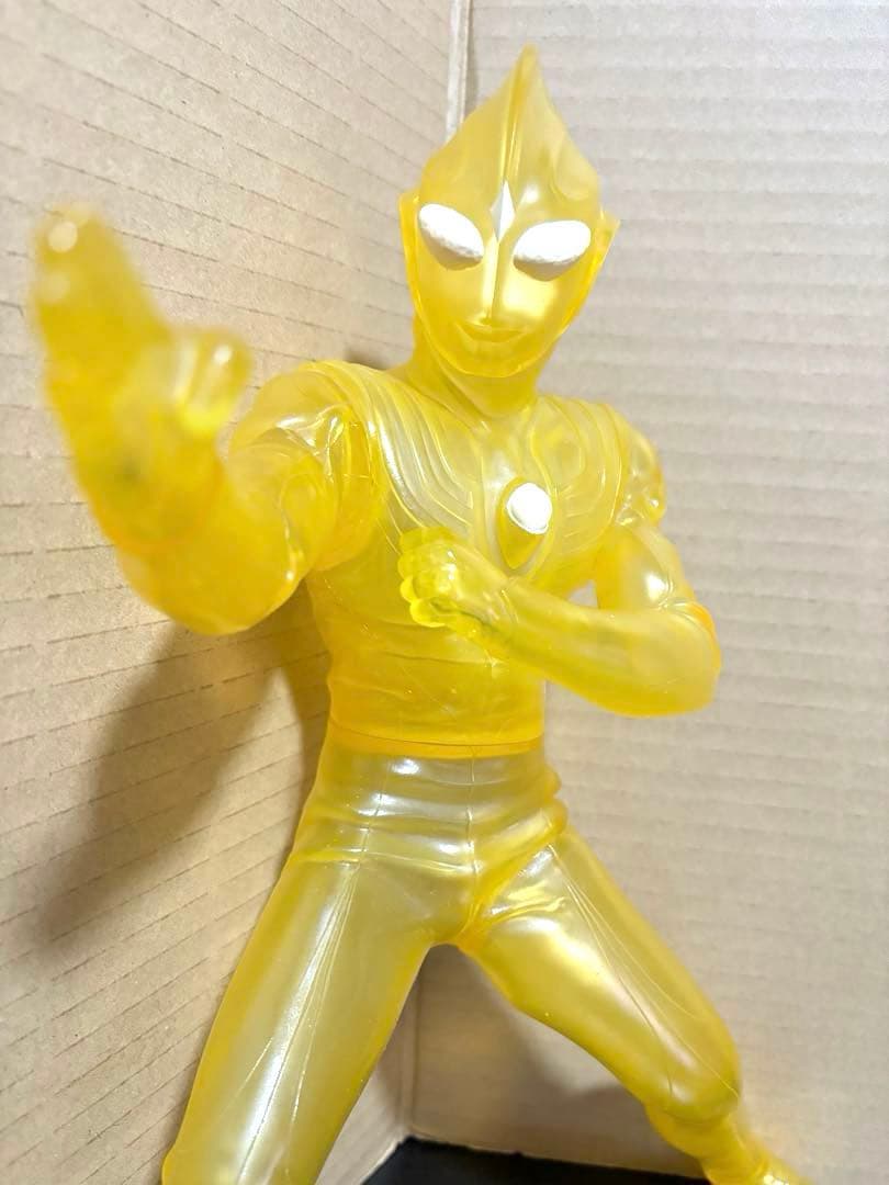 ビッグサイズソフビ3種　ウルトラマンティガ　マルチタイプ　グリッター　イーヴィル