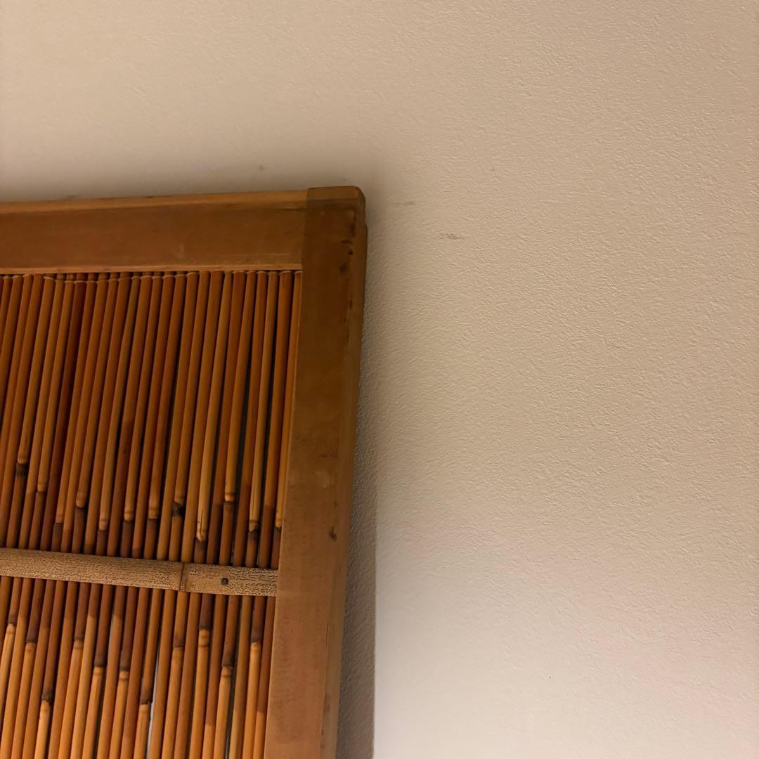 古い建具 1枚 簾戸 すど 葦戸よしど 夏障子 御簾戸 2/4
