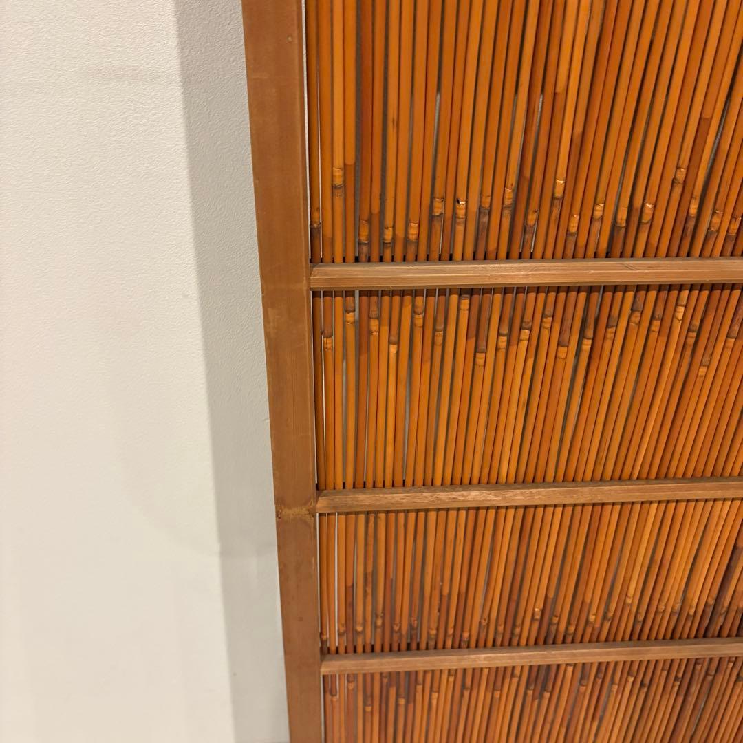 古い建具 1枚 簾戸 すど 葦戸よしど 夏障子 御簾戸 2/4