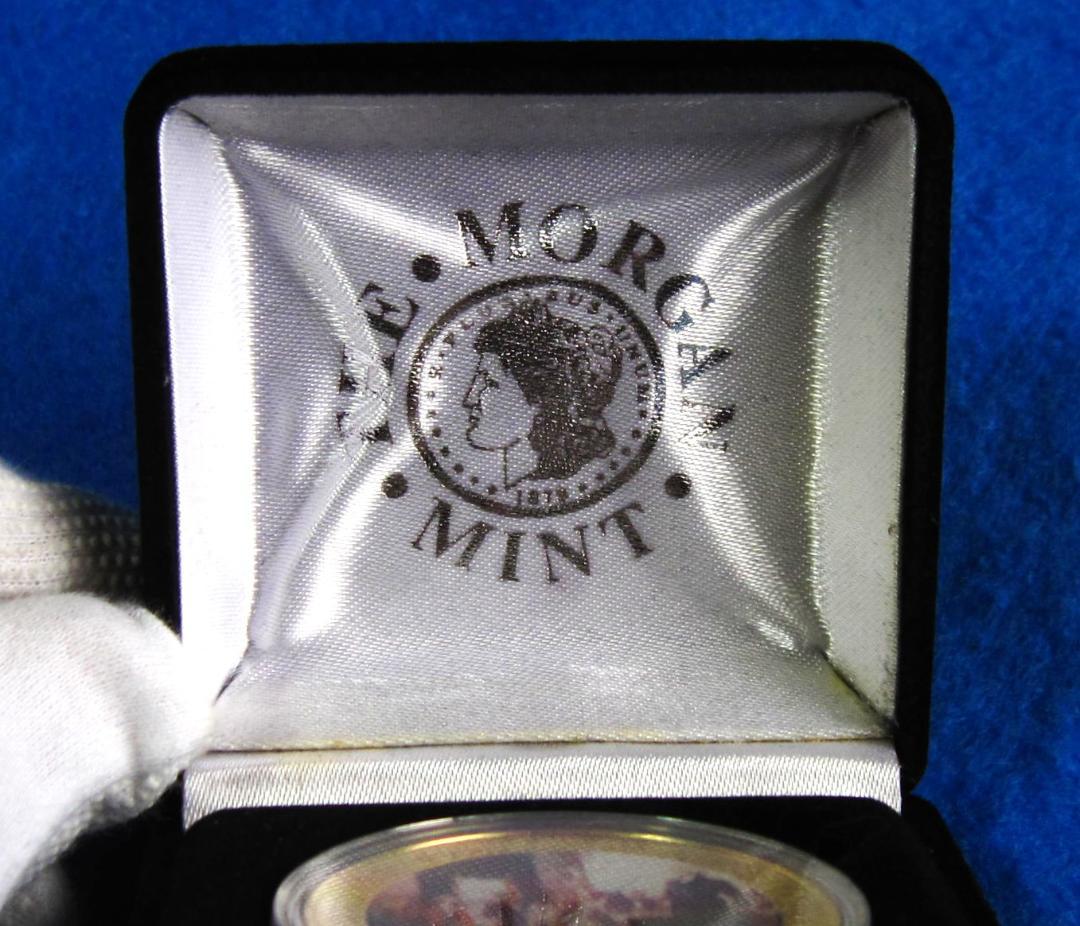 ０３年　カラー　アメリカンシルバーイーグル　１オンス銀貨　アメリカ合衆国憲法記念