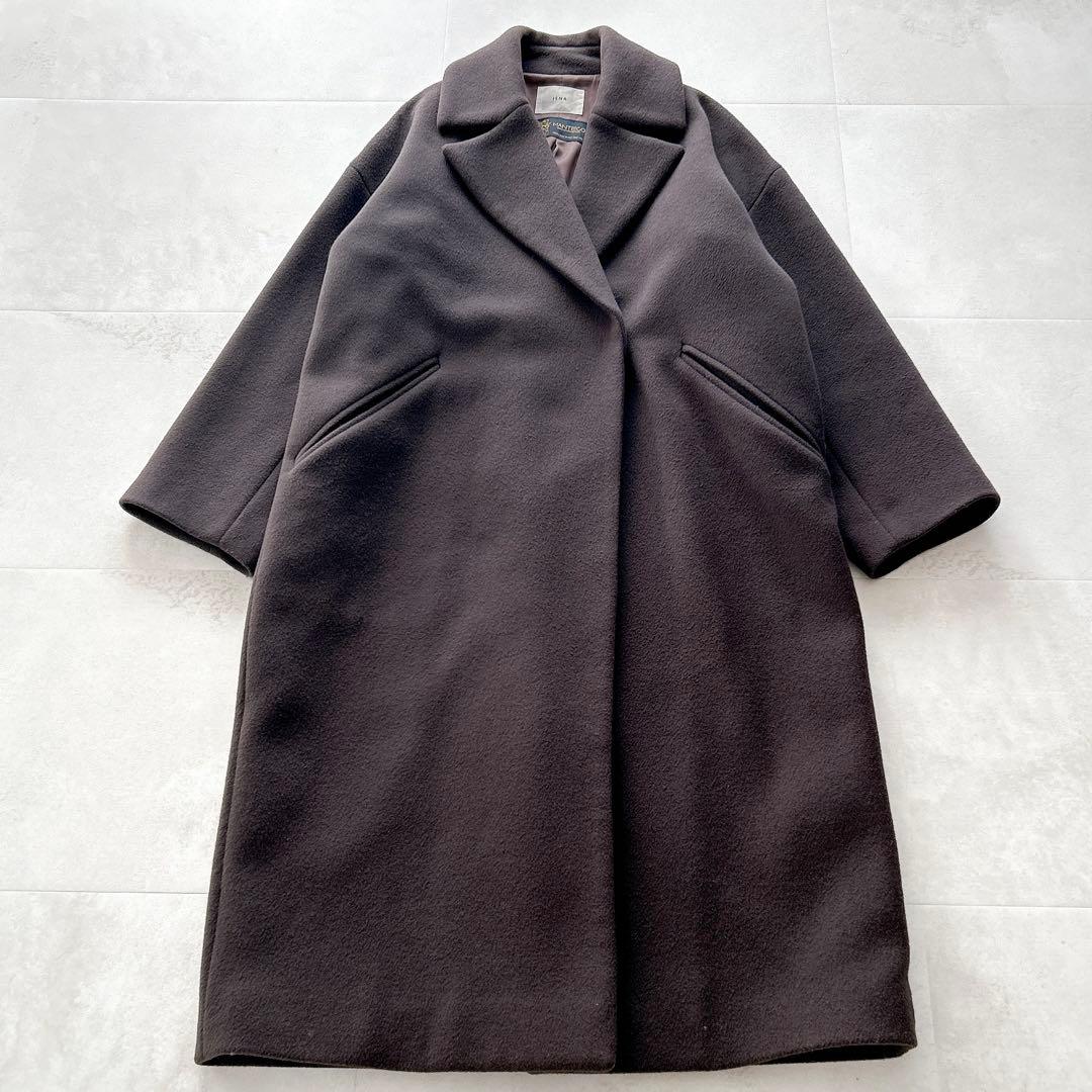 定番✨イエナ　マンテコ　オーバーチェスターコート　高級生地　人気カラー✨コクーン