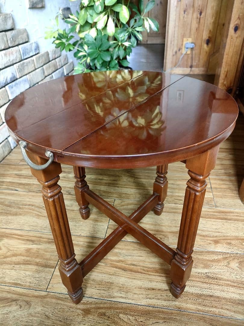 北欧　折り畳み　アンティーク　ゲートレッグテーブルセット　イギリス製　希少