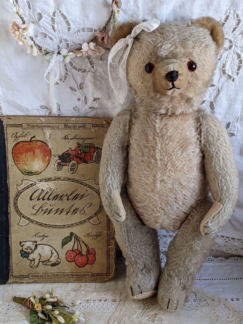 【t】アンティークベア　アンティークテディベア　ハーマン
