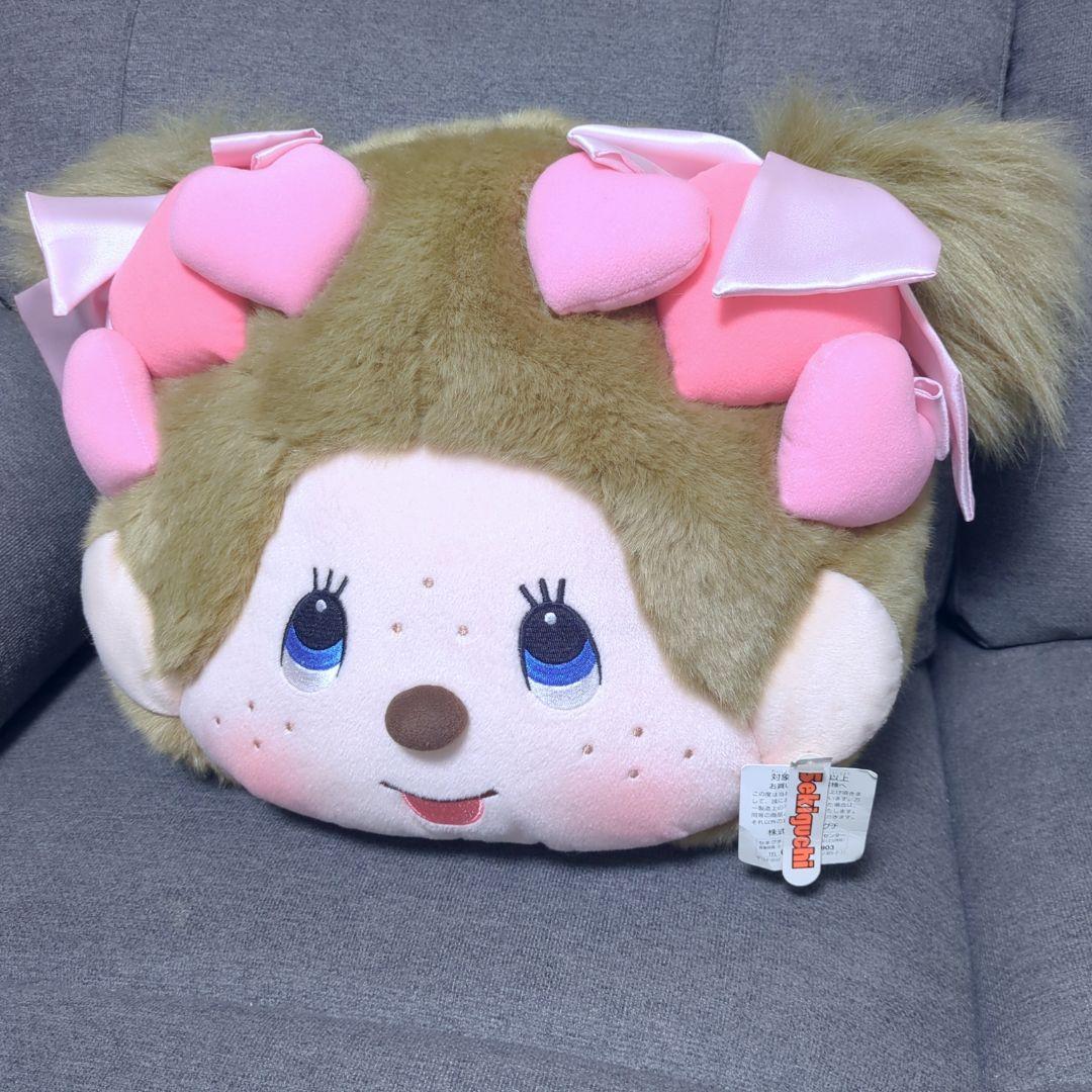 【当時物】セキグチ 正規品☆ モンチッチ フェイスBIGぬいぐるみ