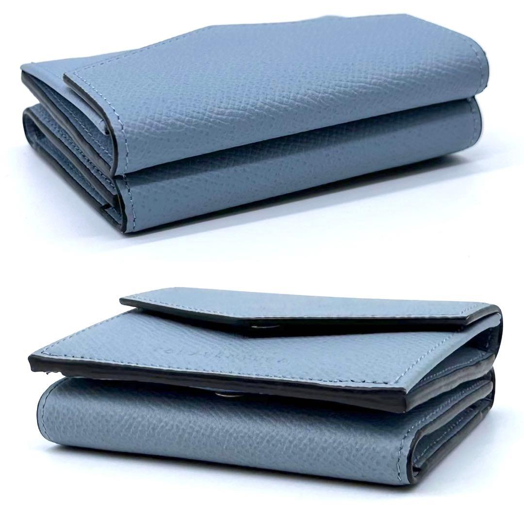 未使用✨BONAVENTURA コンパクト 三つ折り財布 ノブレッサ ブルーリン