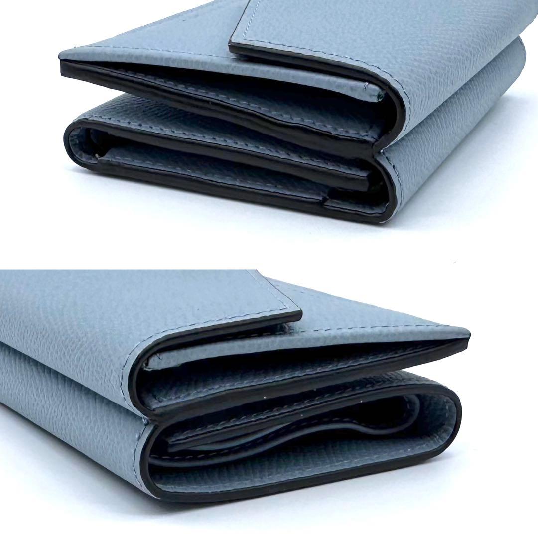 未使用✨BONAVENTURA コンパクト 三つ折り財布 ノブレッサ ブルーリン