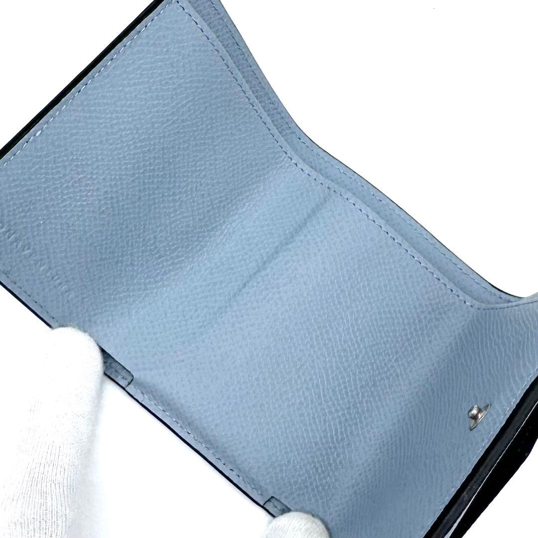 未使用✨BONAVENTURA コンパクト 三つ折り財布 ノブレッサ ブルーリン