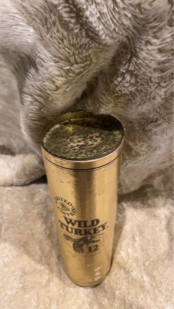 s*e様 WILD TURKEY 12年 750ml 金筒入り　未開封
