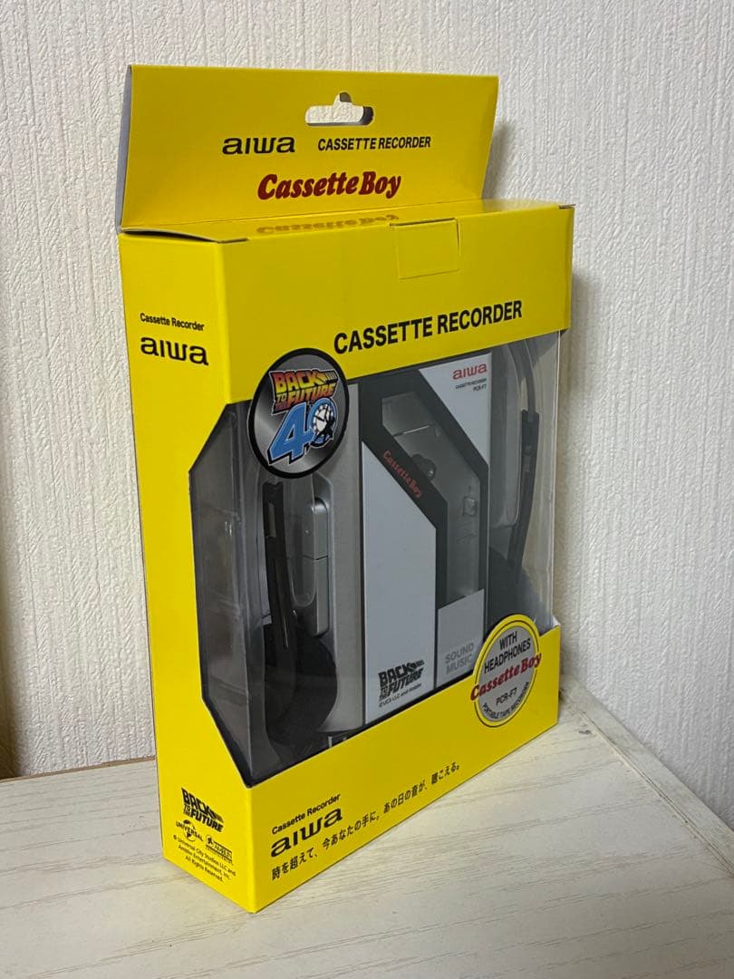 バックトゥザフューチャー ポータブルカセットプレーヤー ドンキ 新品未開封