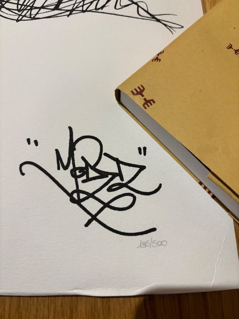 ナイキ プロモーション用 グラフィティー シルクスクリーンプリント作品