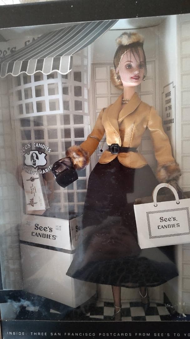 クリアファイル Barbie See`s candies