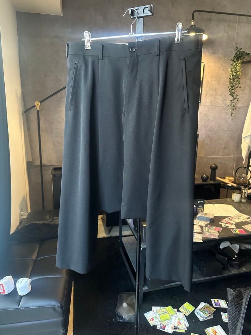 最安！コムデギャルソンオムプリュス　サルエルパンツ　黒　L