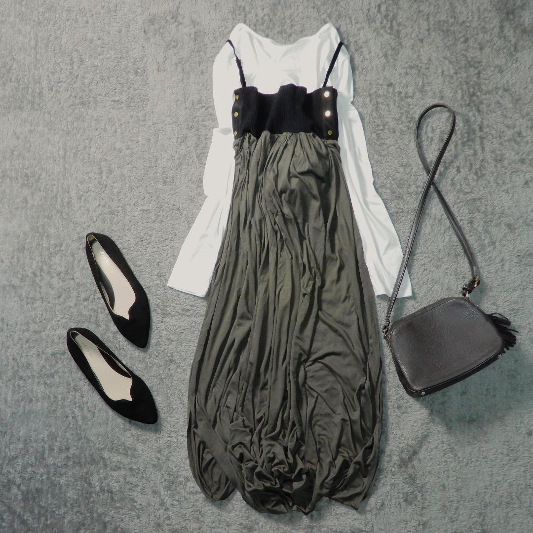 未使用 アカネウツノミヤ 2WAY ワンピース チューブトップ 変形パンツ 36