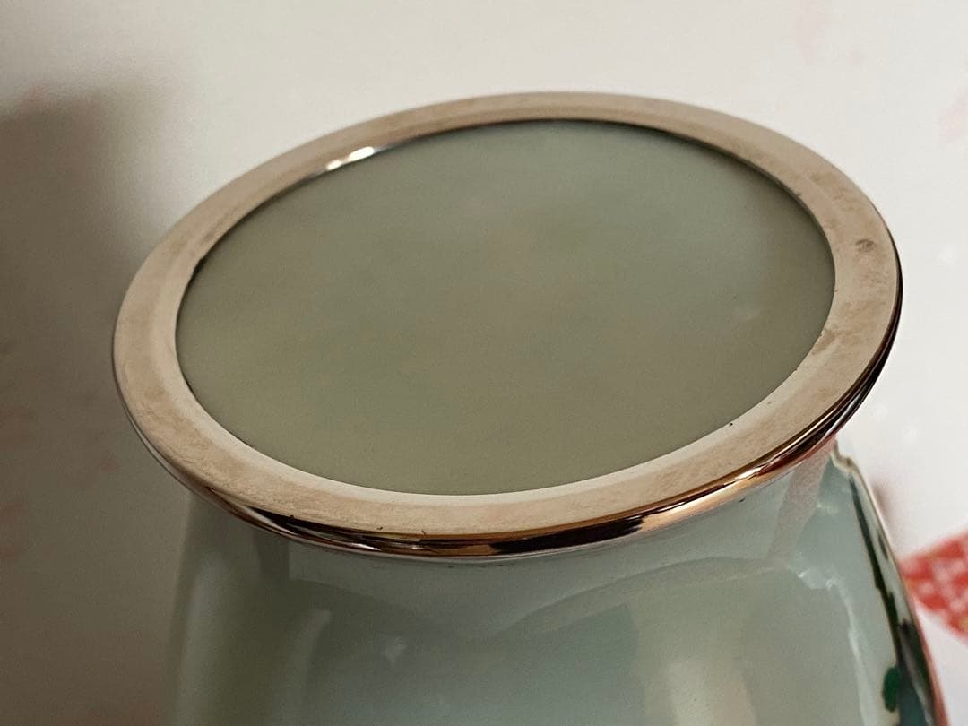 ♦安藤七宝 菊花文様 瓶 壺 花瓶 七宝焼 美術品 工芸品 コレクション 骨董品