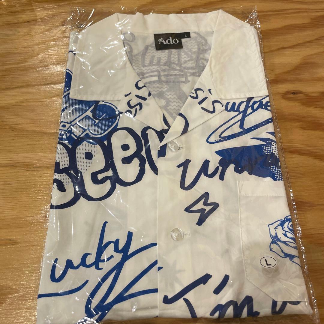 【Ｌ】オープンカラーシャツ　Ado 25th ポップアップストア　25周年