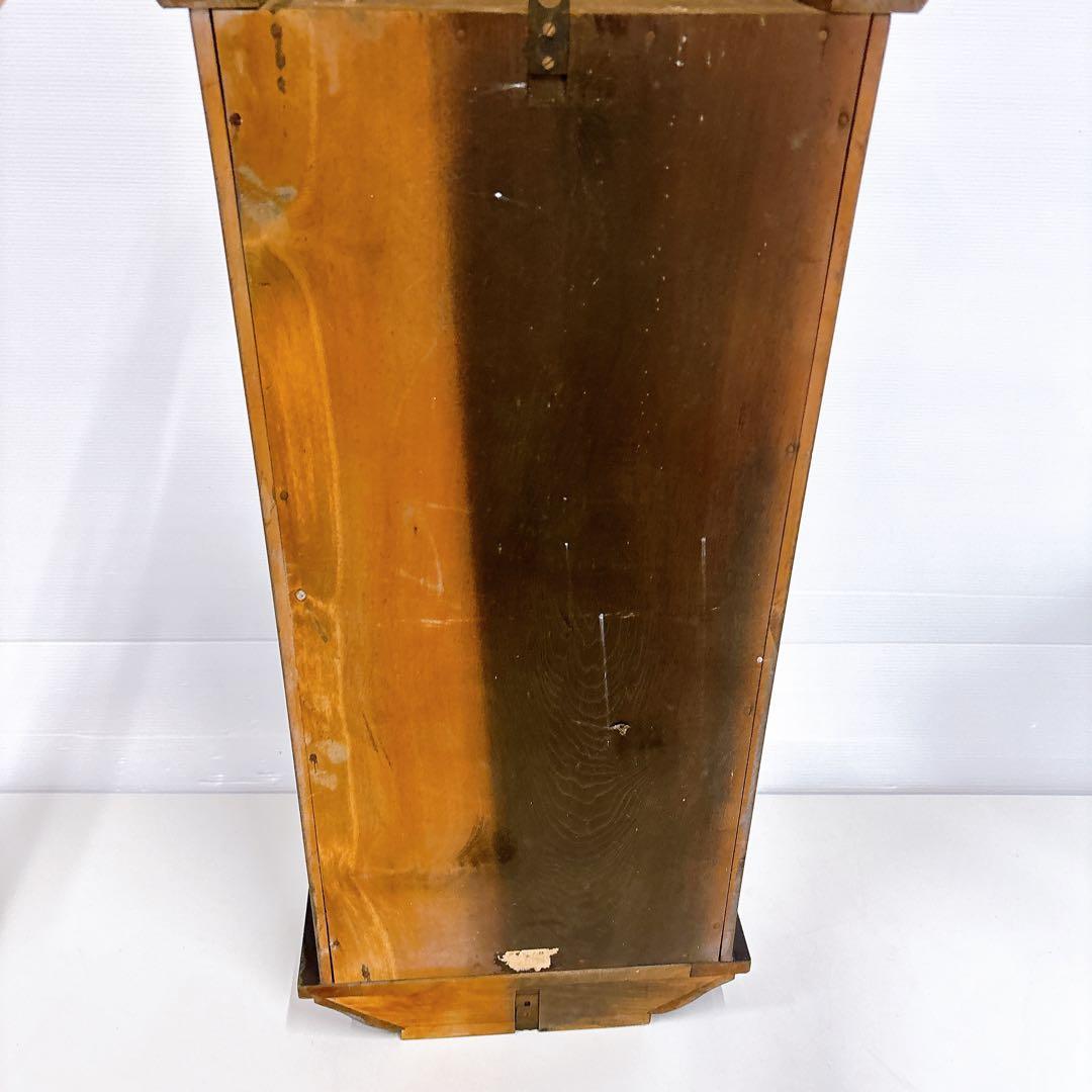 動作品 精工舎 宮型 壁掛け時計 柱時計 ロングタイプ 昭和レトロ・アンティーク