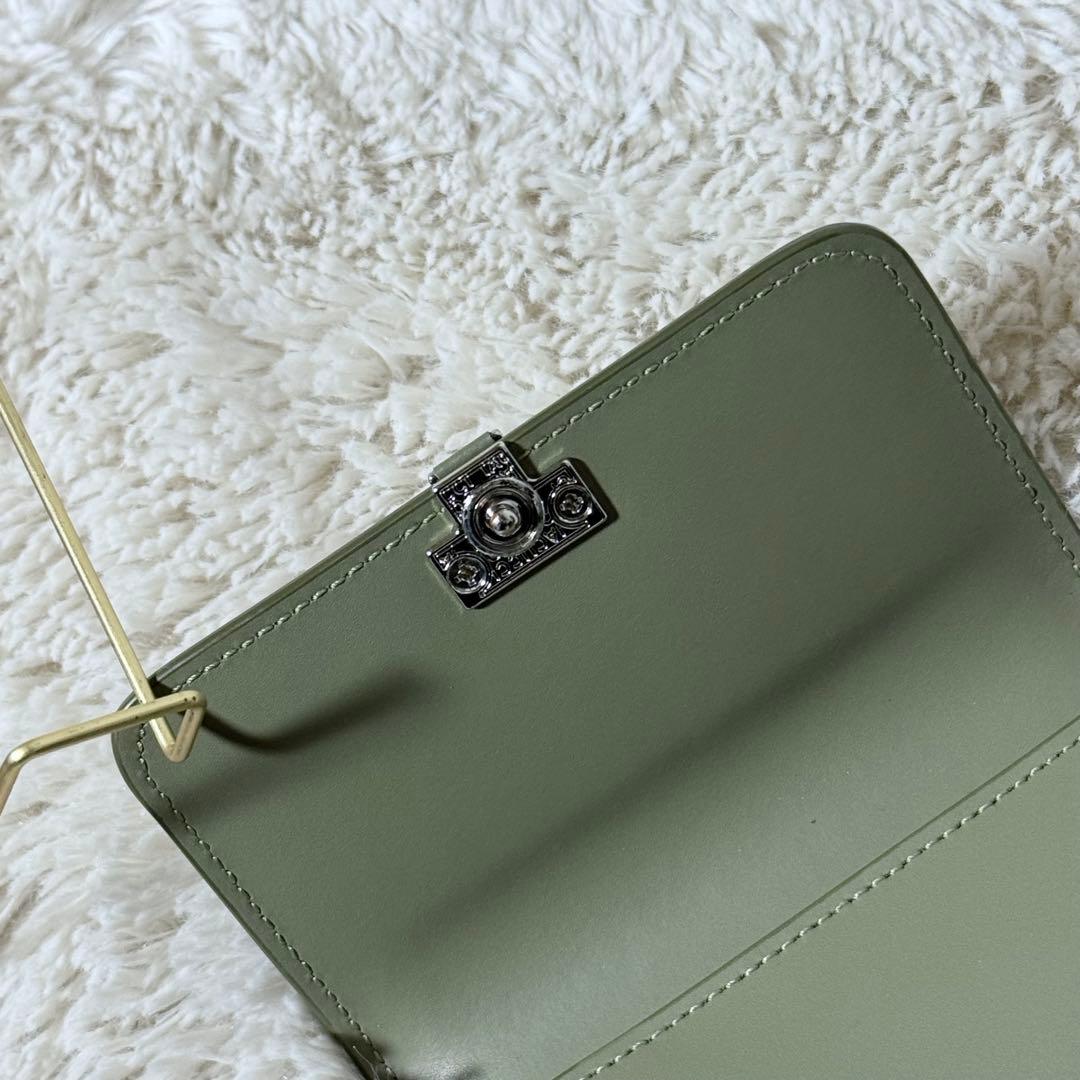 ⭐️新品未使用⭐️　IACUCCI　イアクッチ　RUGA　三つ折り財布　オリーブ