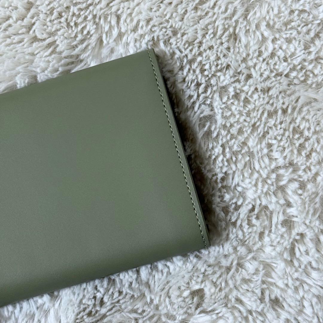 ⭐️新品未使用⭐️　IACUCCI　イアクッチ　RUGA　三つ折り財布　オリーブ