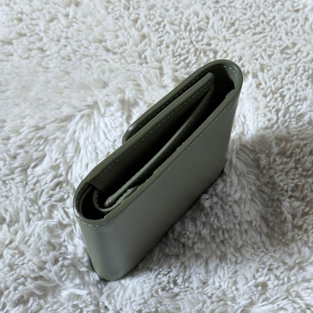 ⭐️新品未使用⭐️　IACUCCI　イアクッチ　RUGA　三つ折り財布　オリーブ
