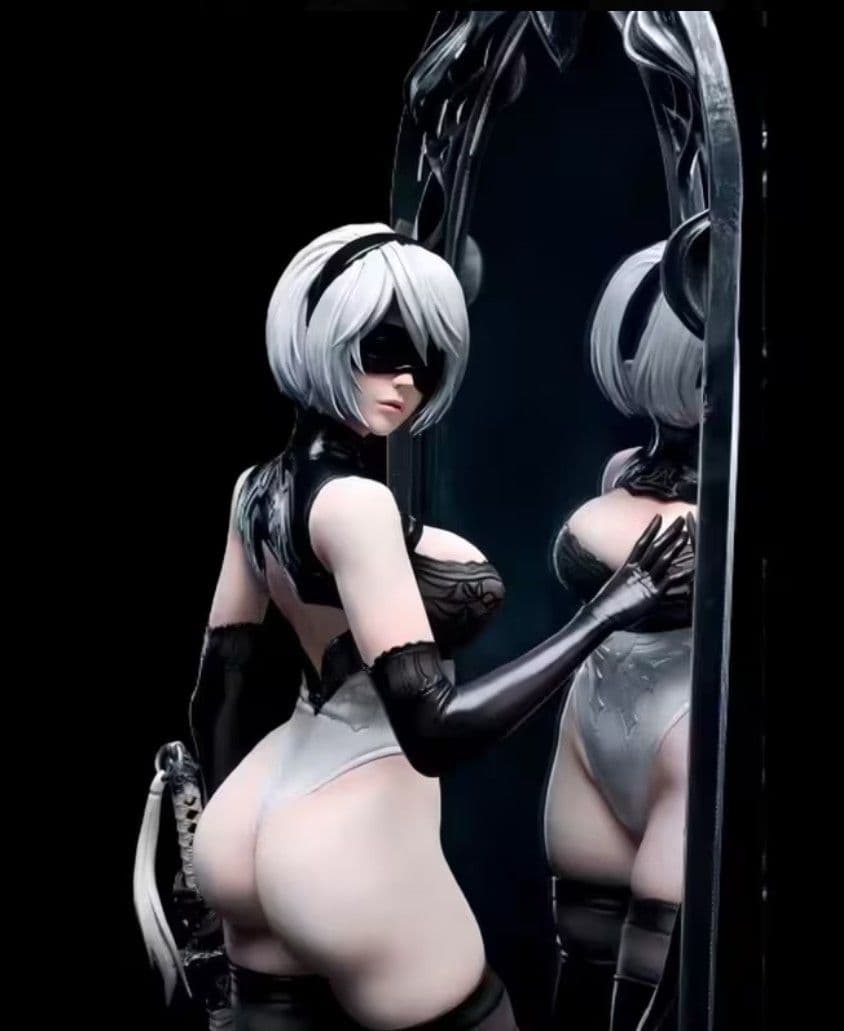 【週末セール】ニーアオートマタ　2B フィギュア 63cm