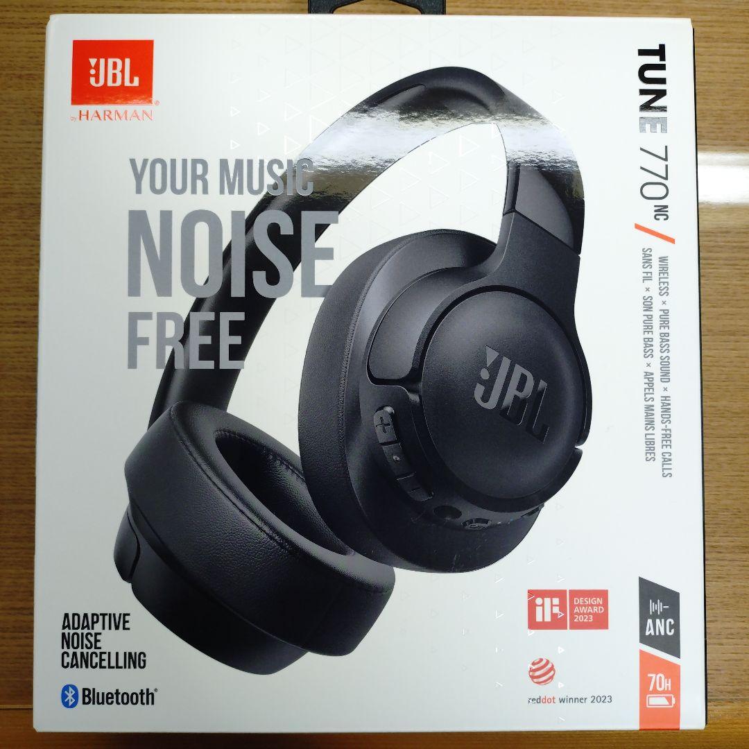 JBL TUNE 770 NC ワイヤレスヘッドホン ブラック
