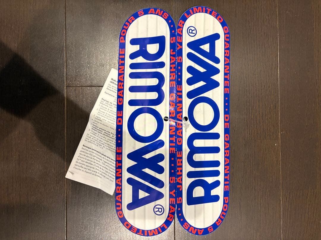 【稀少・廃番】 青ロゴ リモワ シルバー トパーズ 82L 4輪