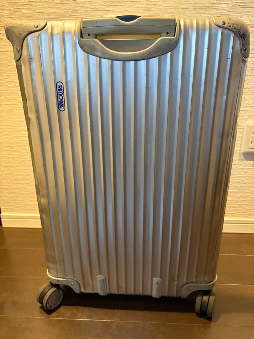 【稀少・廃番】 青ロゴ リモワ シルバー トパーズ 82L 4輪