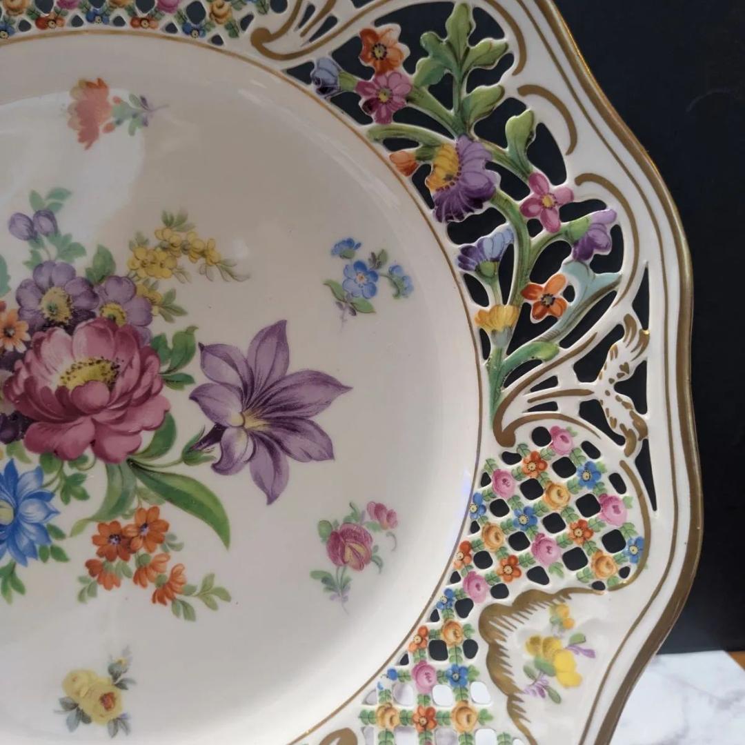 26㎝★1級品 シューマン ババリア オープンワーク メッシュ 金彩エッジ