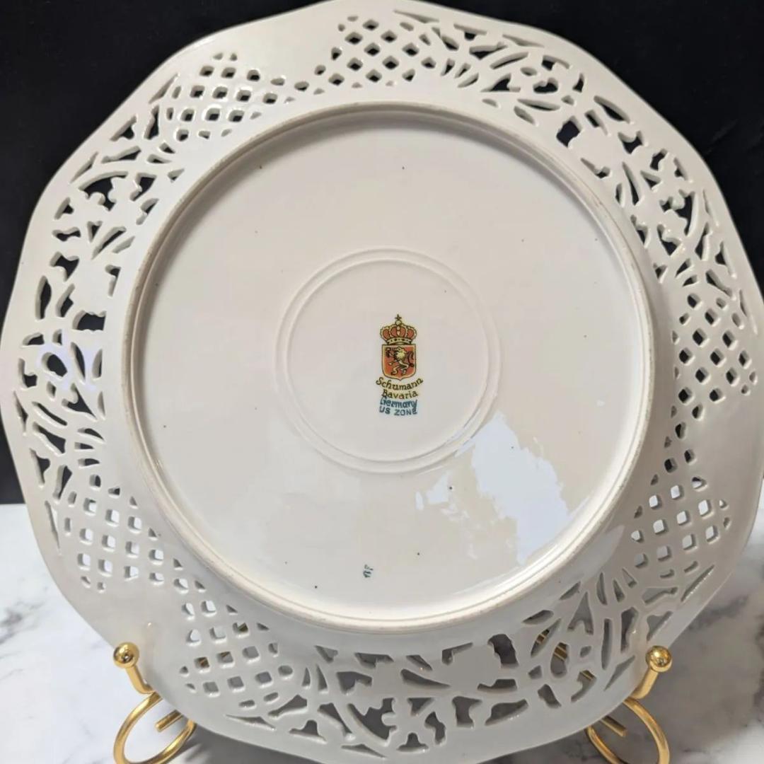 26㎝★1級品 シューマン ババリア オープンワーク メッシュ 金彩エッジ