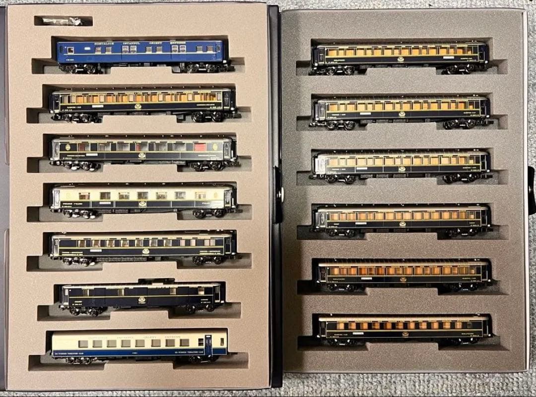 カトー オリエントエクスプレス88 基本増結セット　グランクラス室内灯付き！