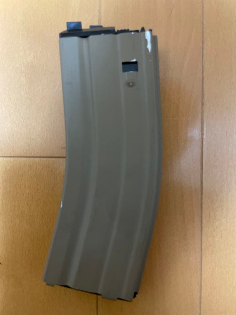 再販です。WE M4 スカー用co2マガジン　TANカラー