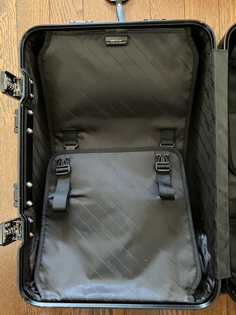 ゼロハリバートン アルミ キャリーバッグ スーツケース 機内持ち込み可能 黒