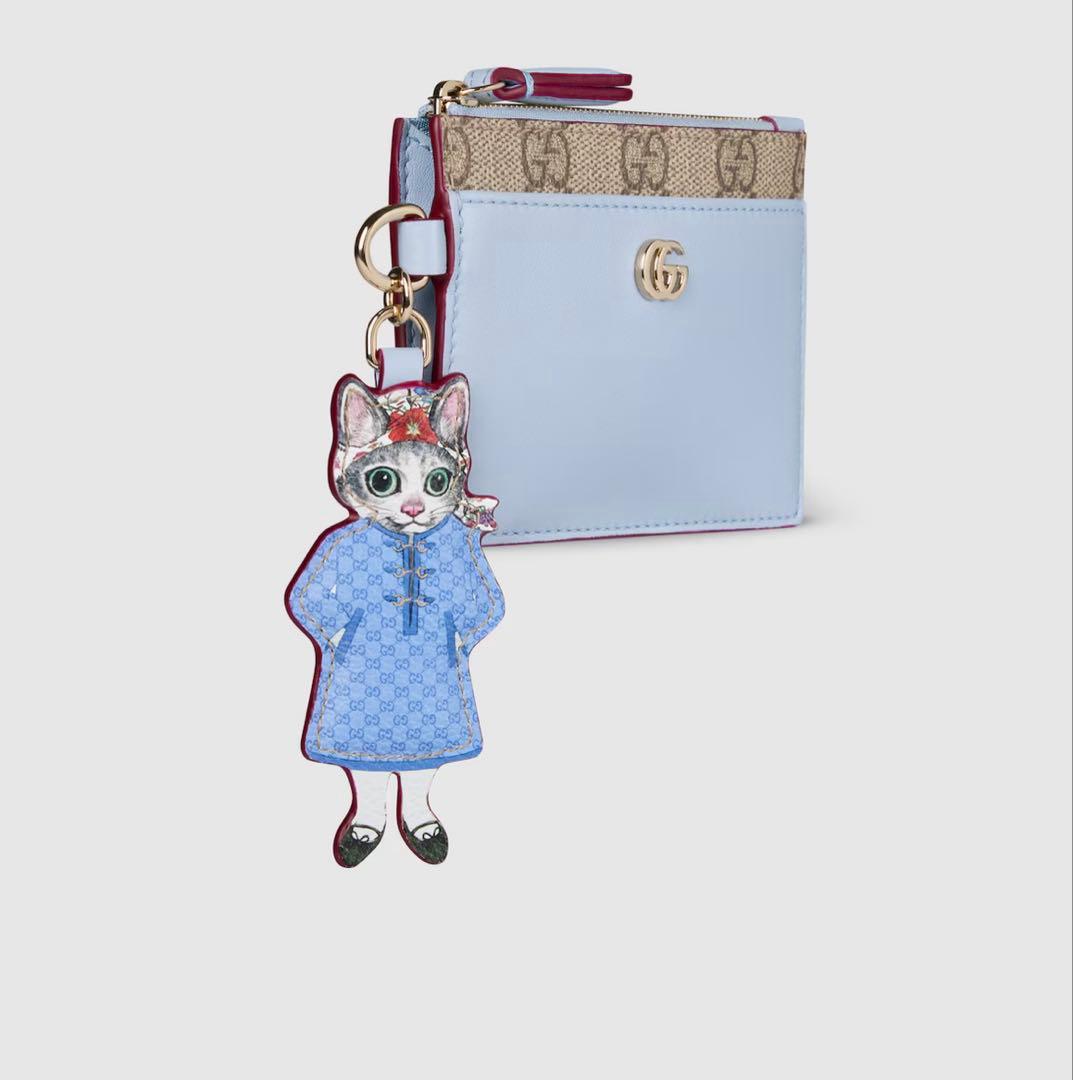 GUCCI ヒグチユウコ　日本限定　バイカラーキーケース　フラグメントケース