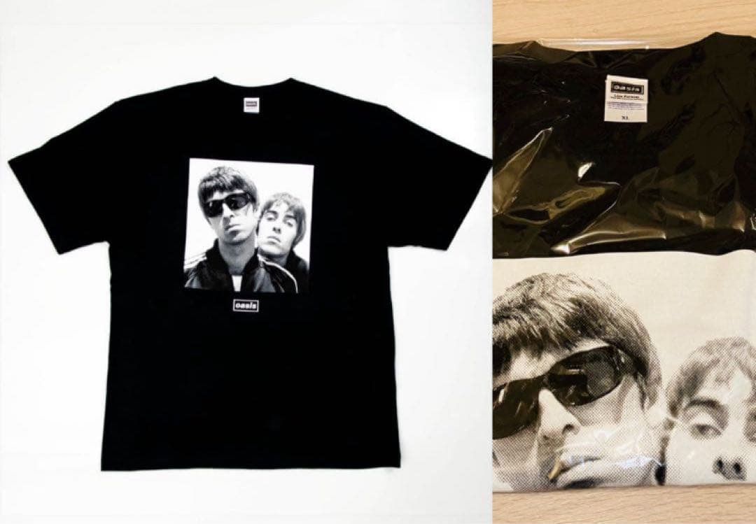 オアシス tシャツ Photo サイズXL oasis 30周年 特別展 グッズ