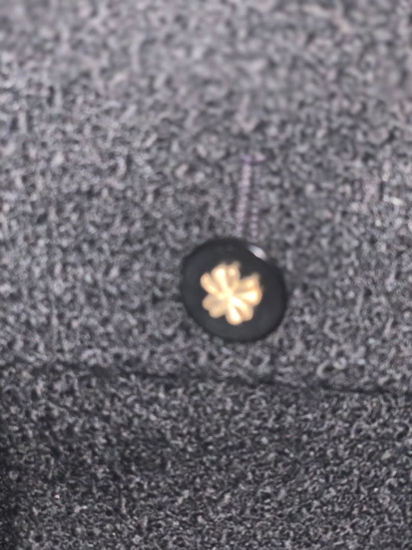 シャネル　CHANEL 黒 ボタン付きタイトスカート　44