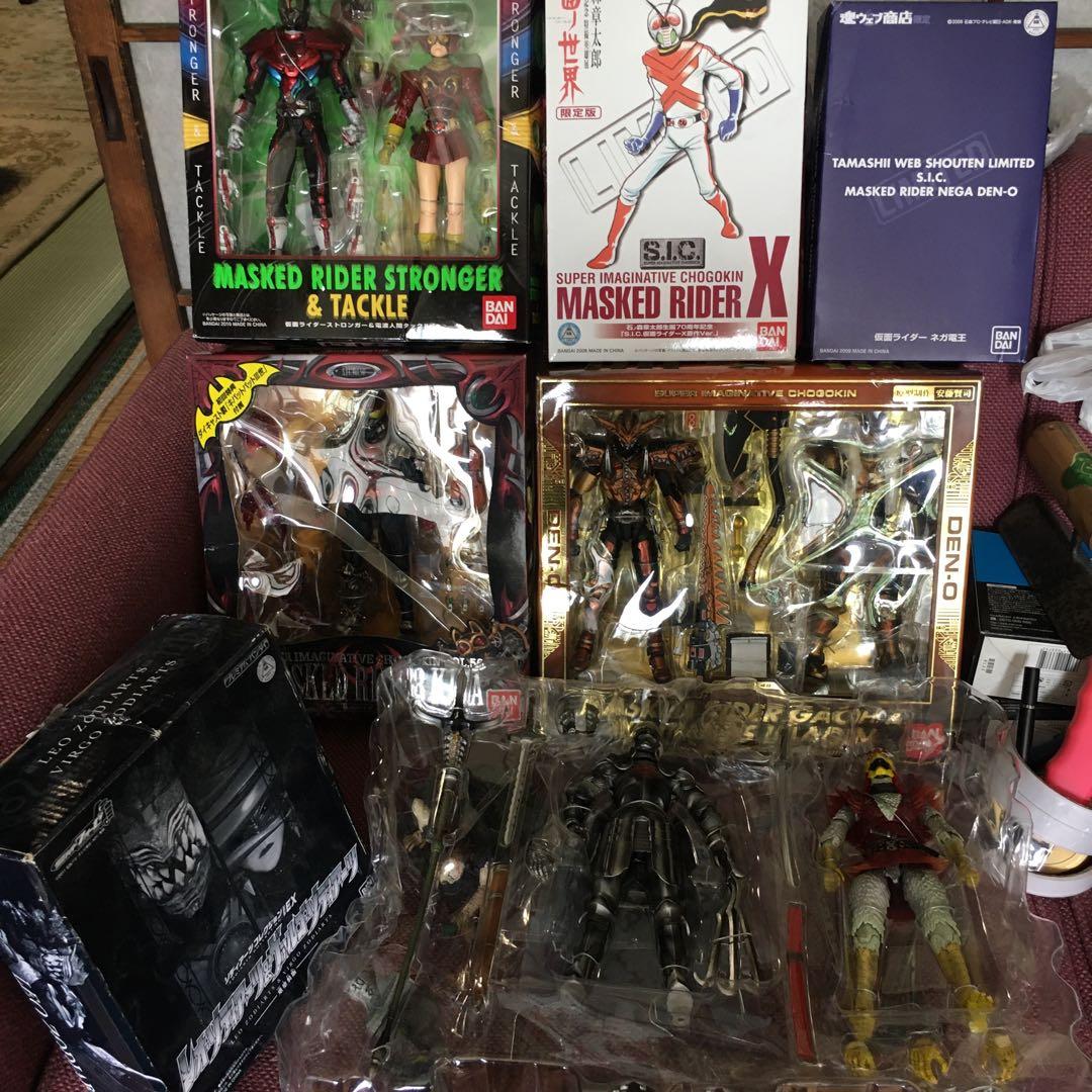 仮面ライダー超合金大量S.I.C牙王　ストロンガー　ネガ電王　電波人間タックル他