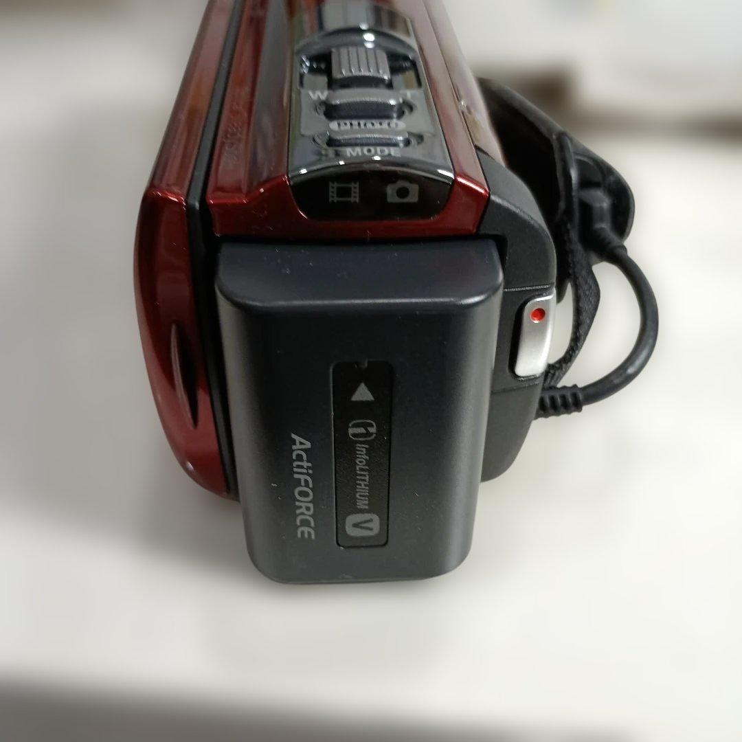 SONY HDR-CX180 ビデオカメラ レッド 本体