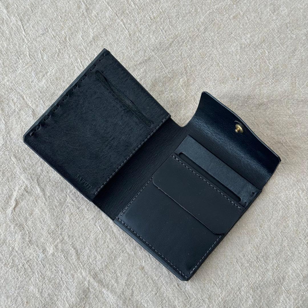 safuji ミニ折り財布 サフジ レザー ミニウォレット コンパクト財布