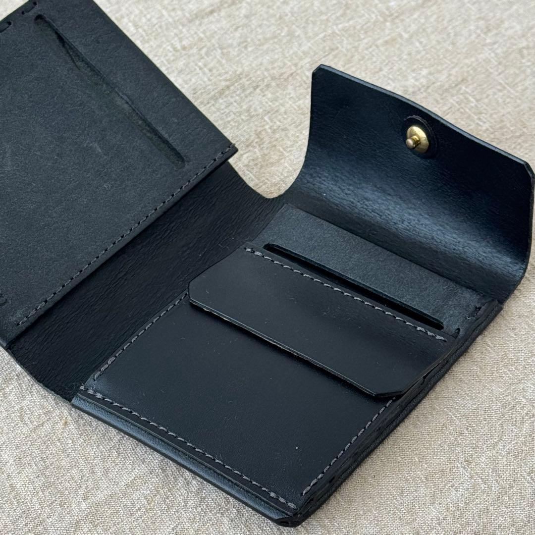 safuji ミニ折り財布 サフジ レザー ミニウォレット コンパクト財布