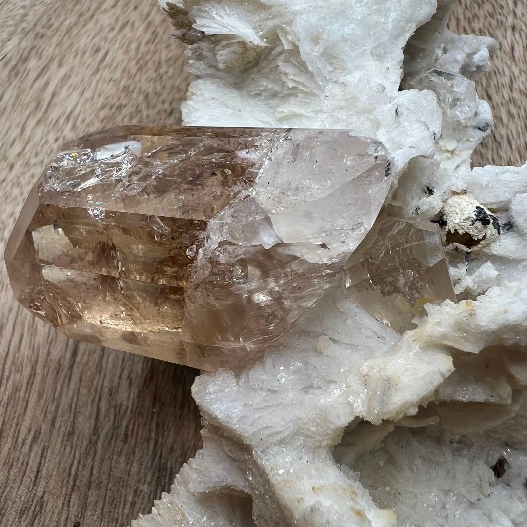 シェリーカラー トパーズ  鉱物 標本 原石