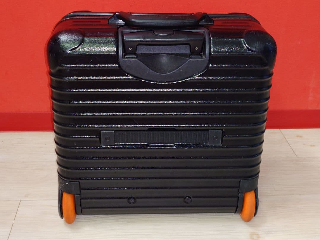 ミ*ロ様 RIMOWA サルサビジネストロリー　機内持込み2輪TSAロックブラッ