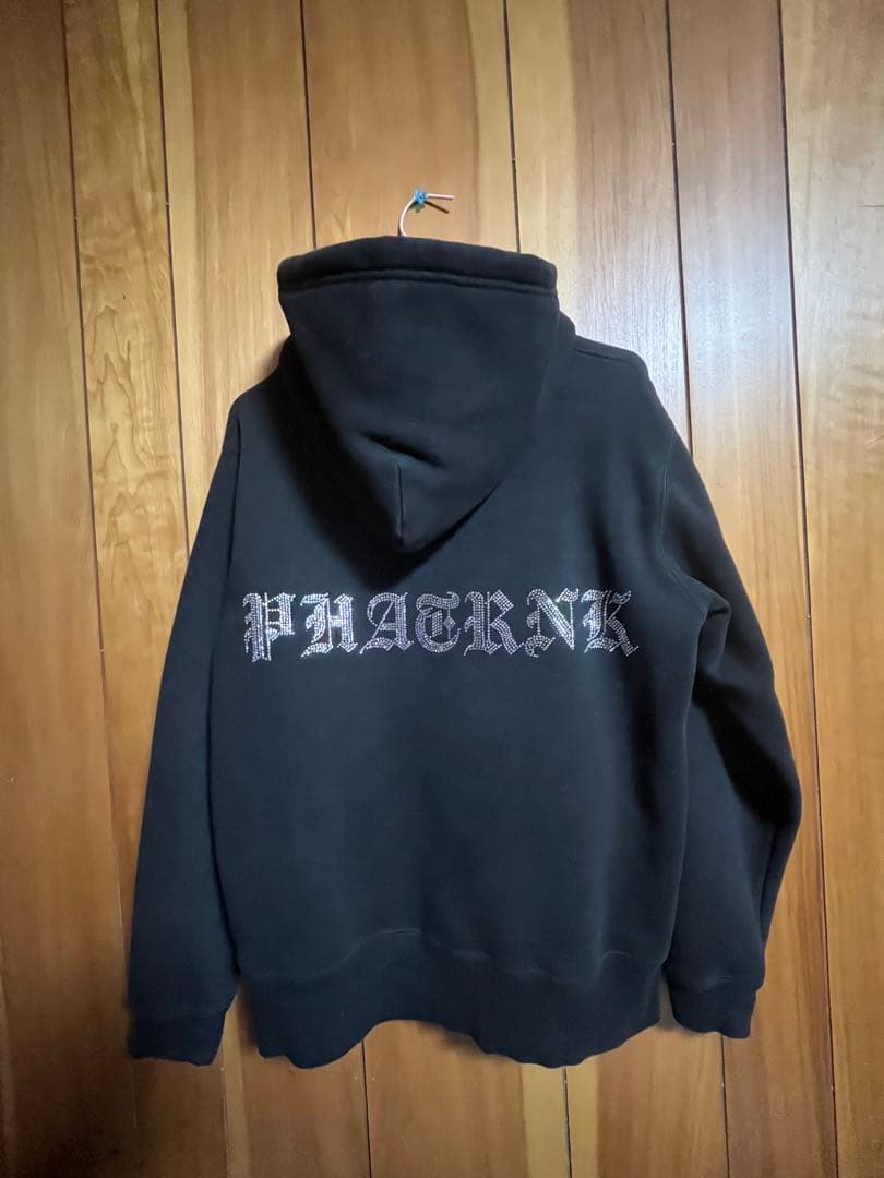PHATRNK ブラック パーカー S