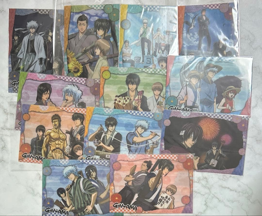 銀魂 当時物 ミニクリアファイル コレクション コンプリート 全12種