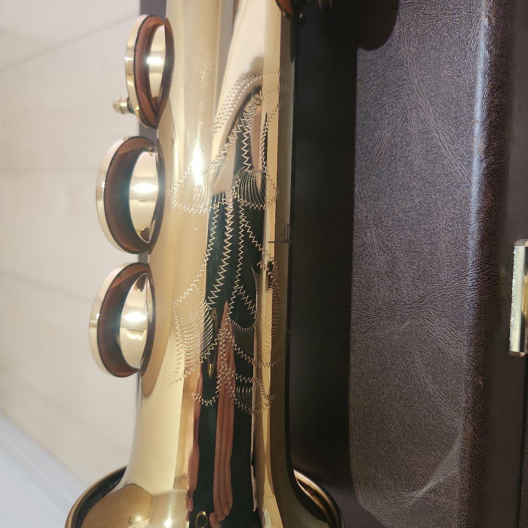 MINERVA ソプラノサックス　本体 ゴールド ケース付き