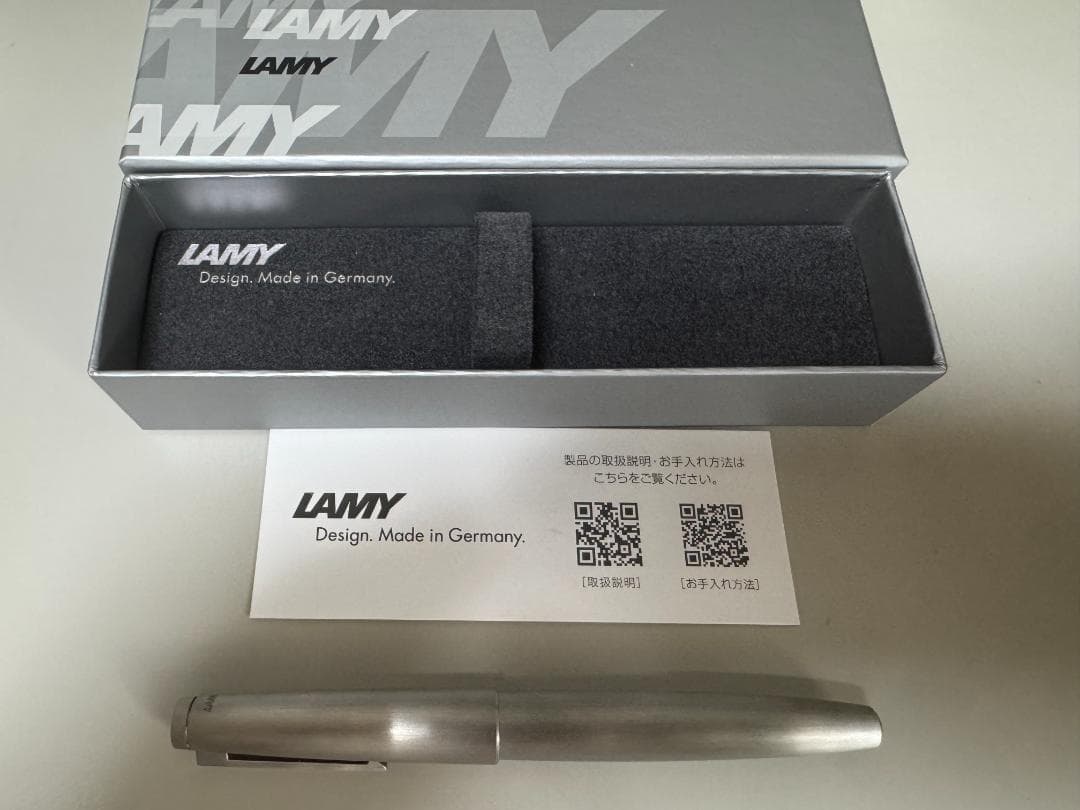 LAMY 2000 プレミエステンレス 万年筆 EF 極細字