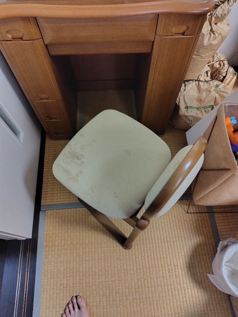 木製三面鏡ドレッサー