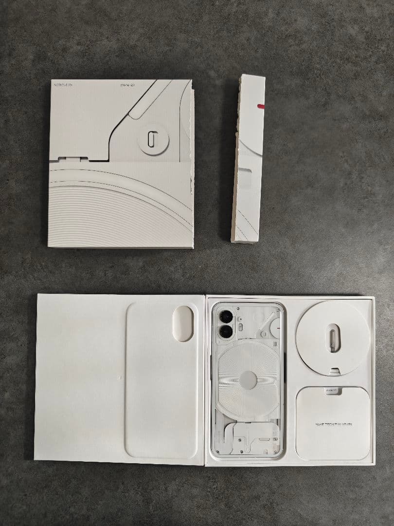 Nothing Phone (2) ホワイト 本体 充電ケーブル付き