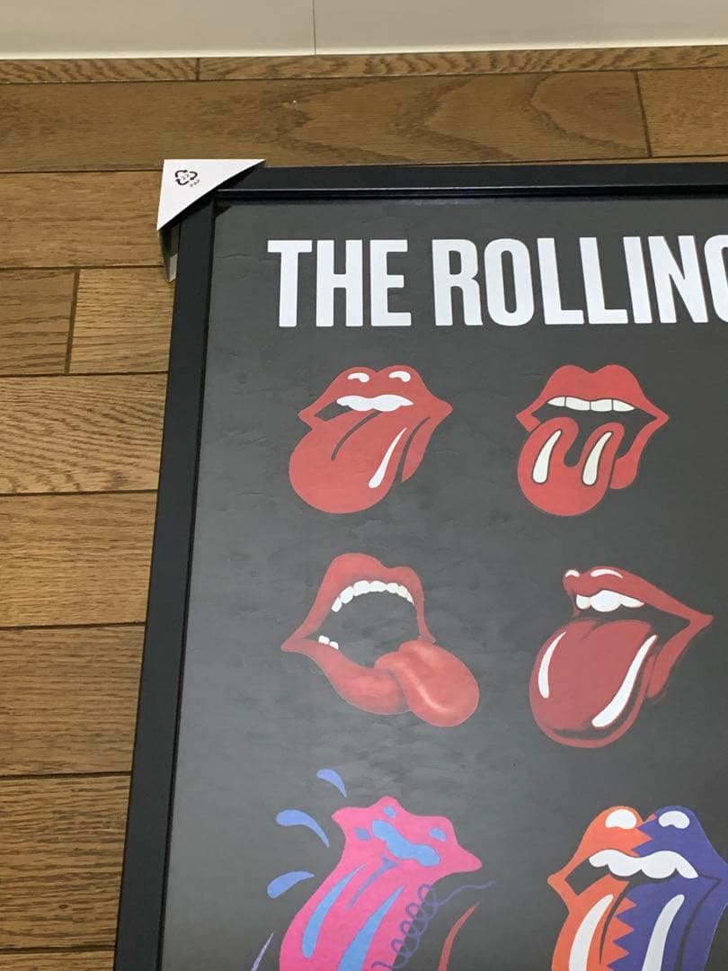 【ラスト1枚、額付】ローリングストーンズ展ポスター② ROLLINGSTONES