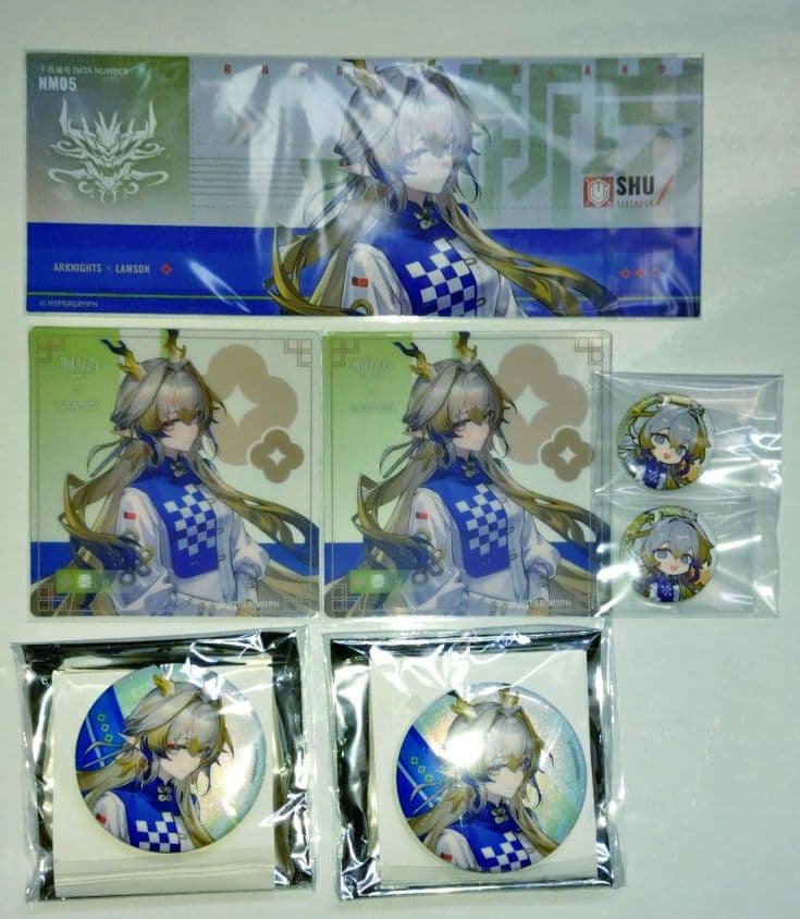 アークナイツ　シュウ　中国ローソン　グッズセット