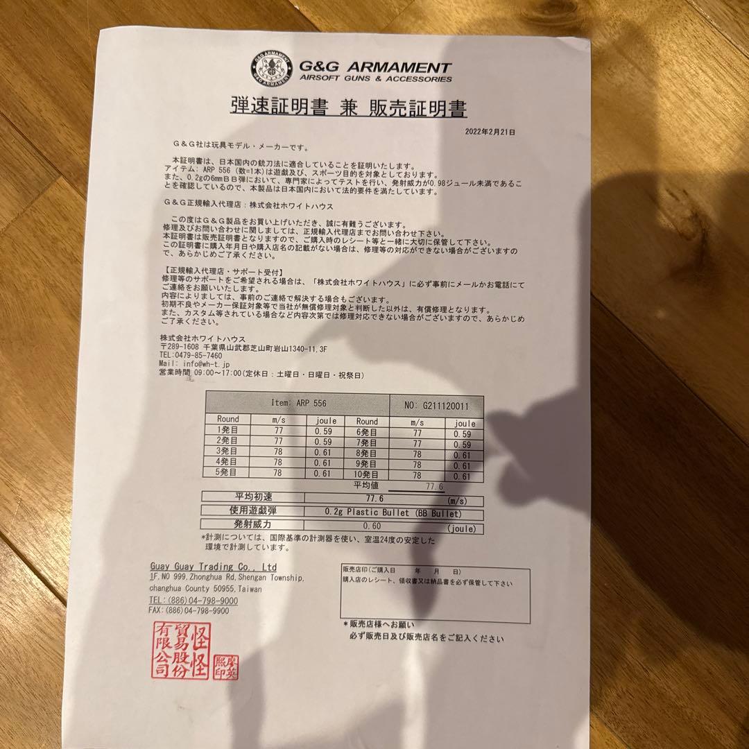 トイガン G&G ARP556